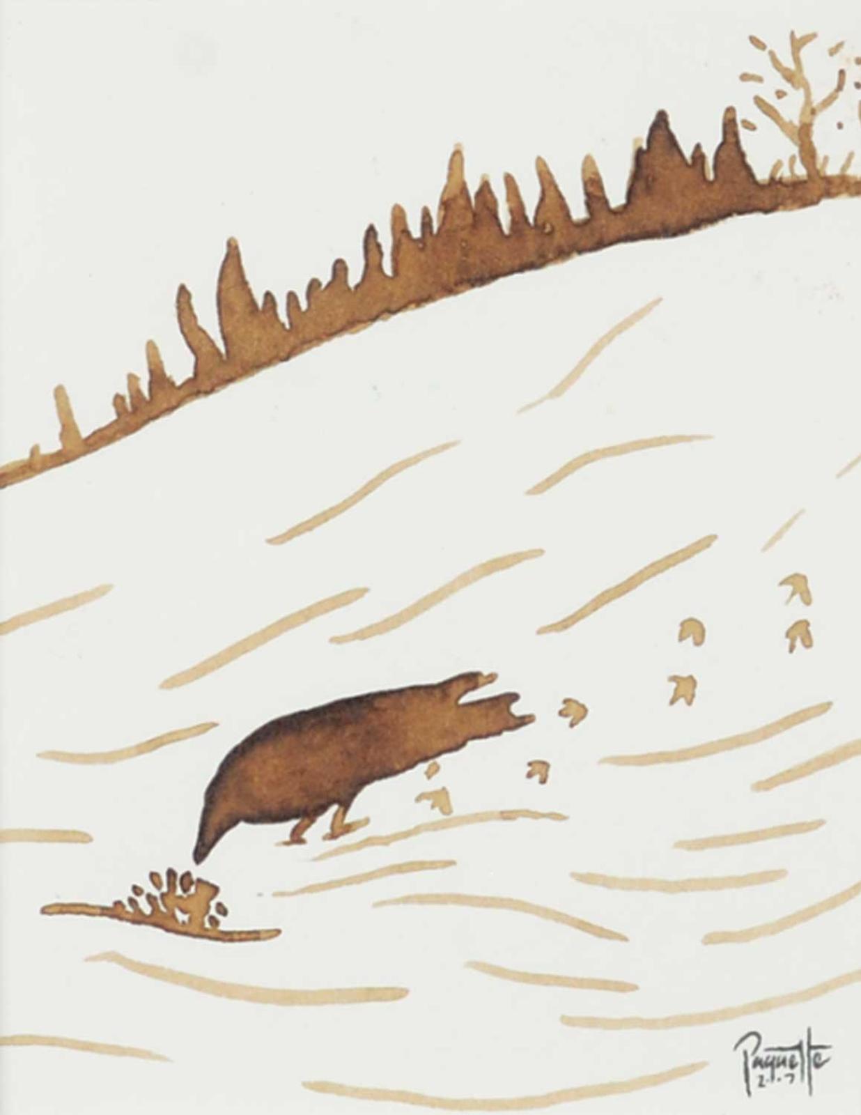 Aaron Paquette - Untitled - Crow in the Snow