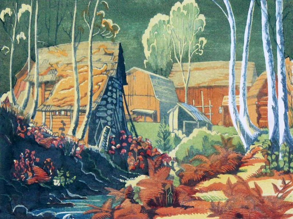 Margaret Dorothy Shelton (1915-1984) - Homestead At Revelstoke; 1943