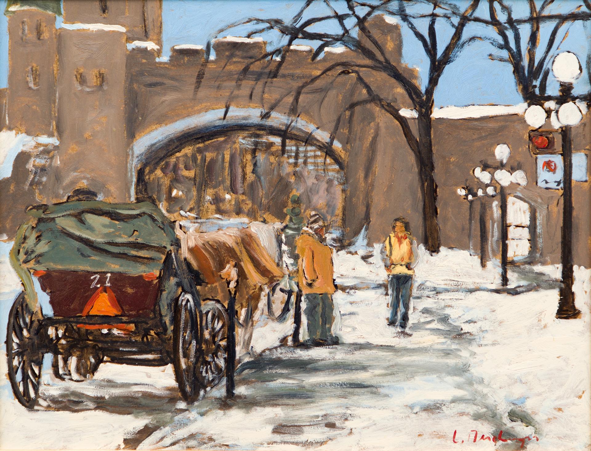 Luc Deschamps (1961-2021) - Carriage 21, Old Quebec, 2006