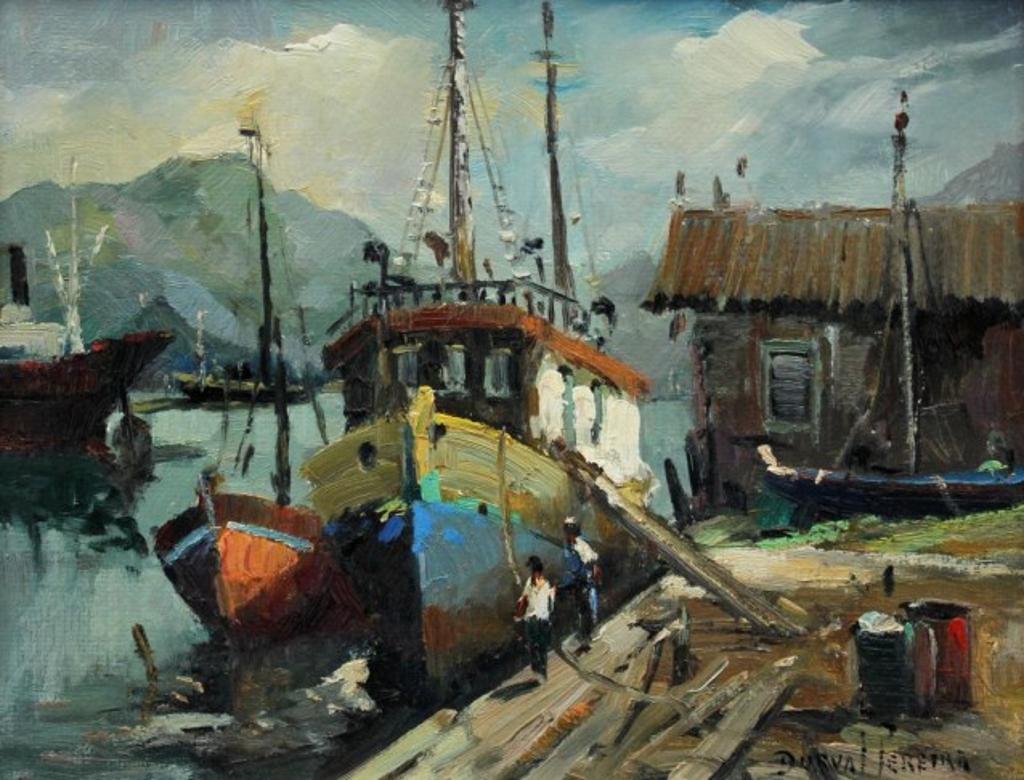 Durval Pereira - Ships at Santos, Brazil