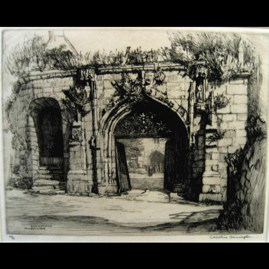 Caroline Helena Armington (1875-1939) - L’Arc De Triomphe, St. Jean Du Doigt