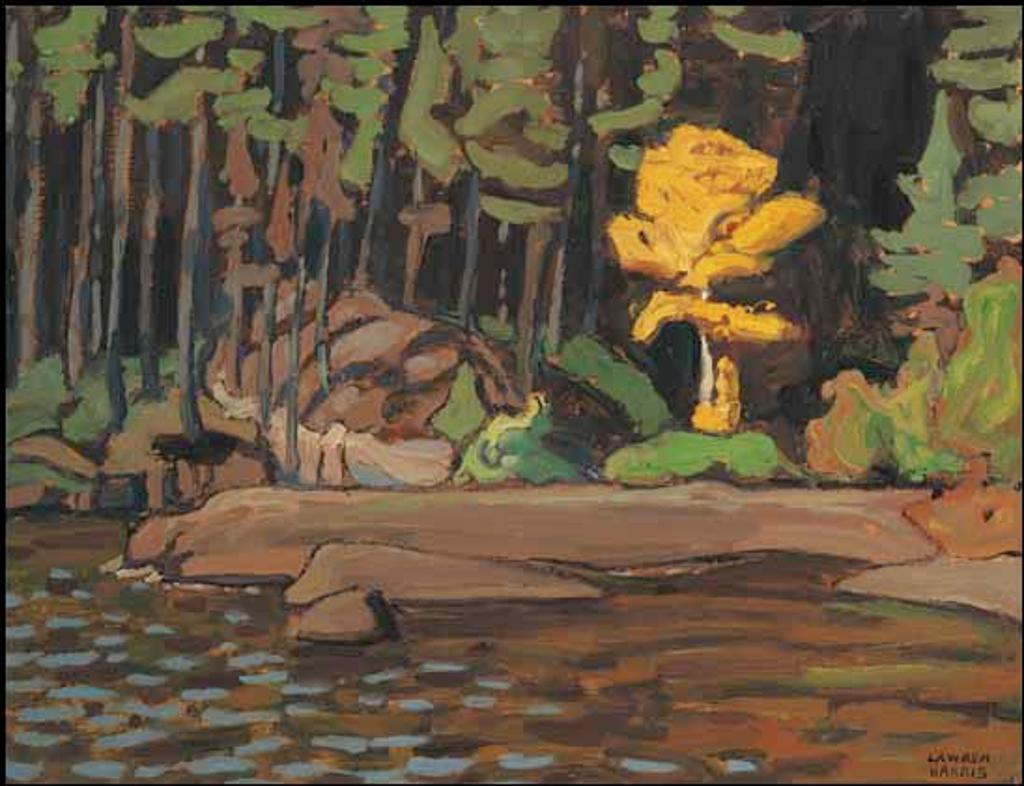 Lawren Stewart Harris (1885-1970) - On an Algoma Lake