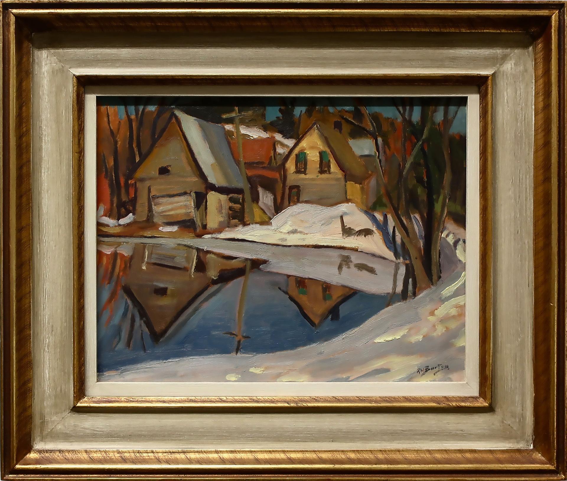 Ralph Wallace Burton (1905-1983) - In The Town Of Mount St. Patrick
