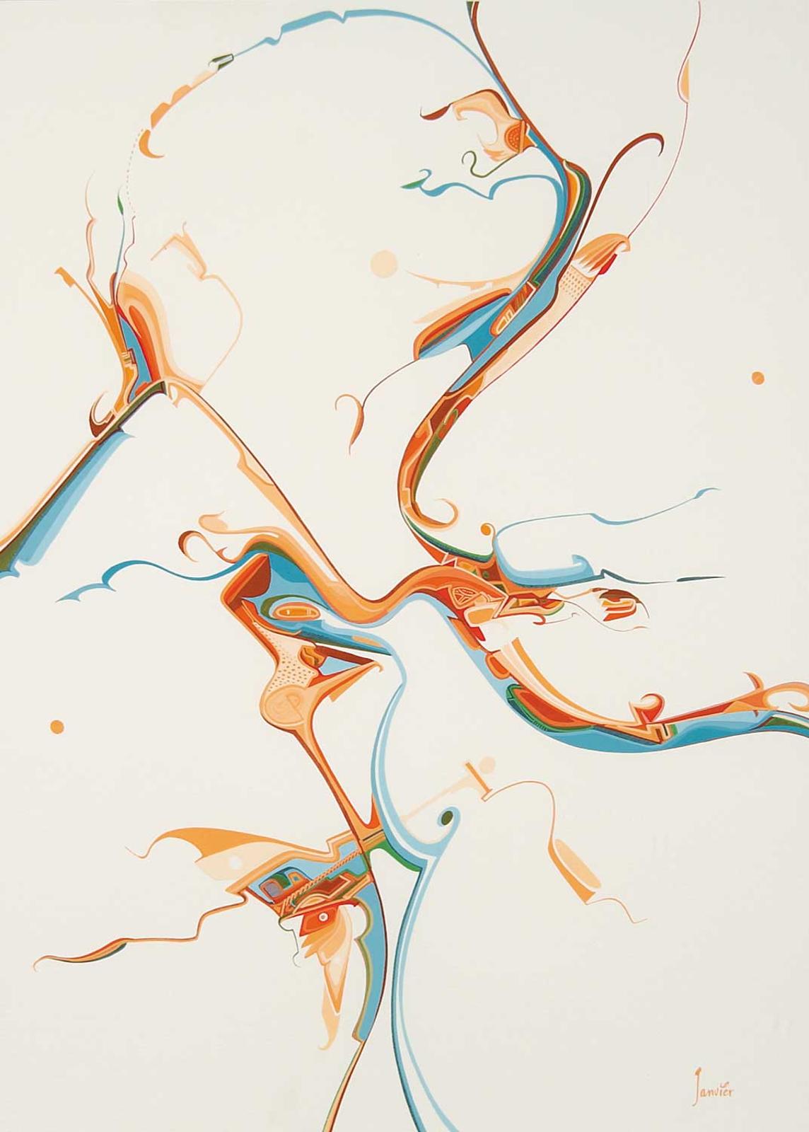 Alex Simeon Janvier (1935-2024) - Wonderful Fireplace