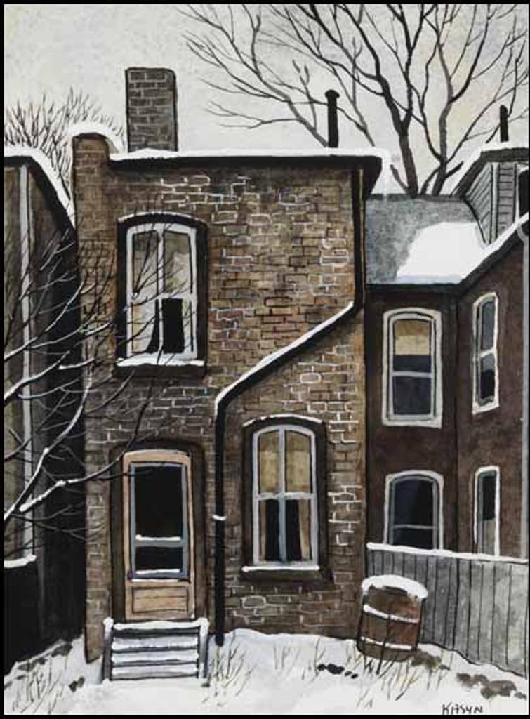 John Kasyn (1926-2008) - Back of Carlton St.