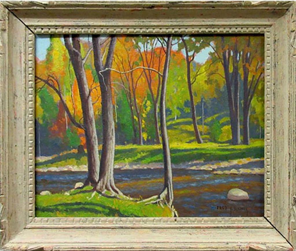 Frederick Stanley Haines (1879-1960) - Autumn River Study