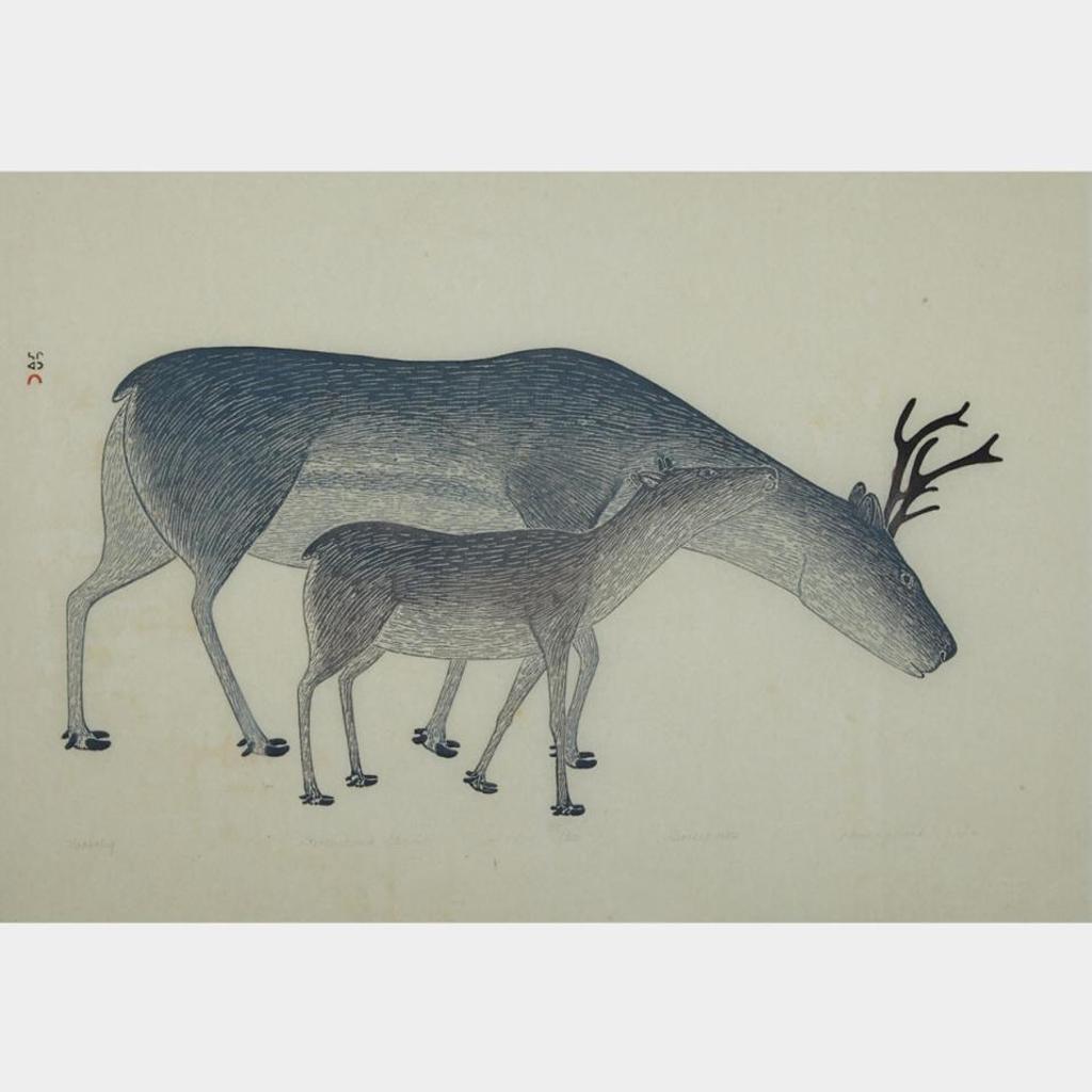 Kananginak Pootoogook (1935-2010) - Nookaliq