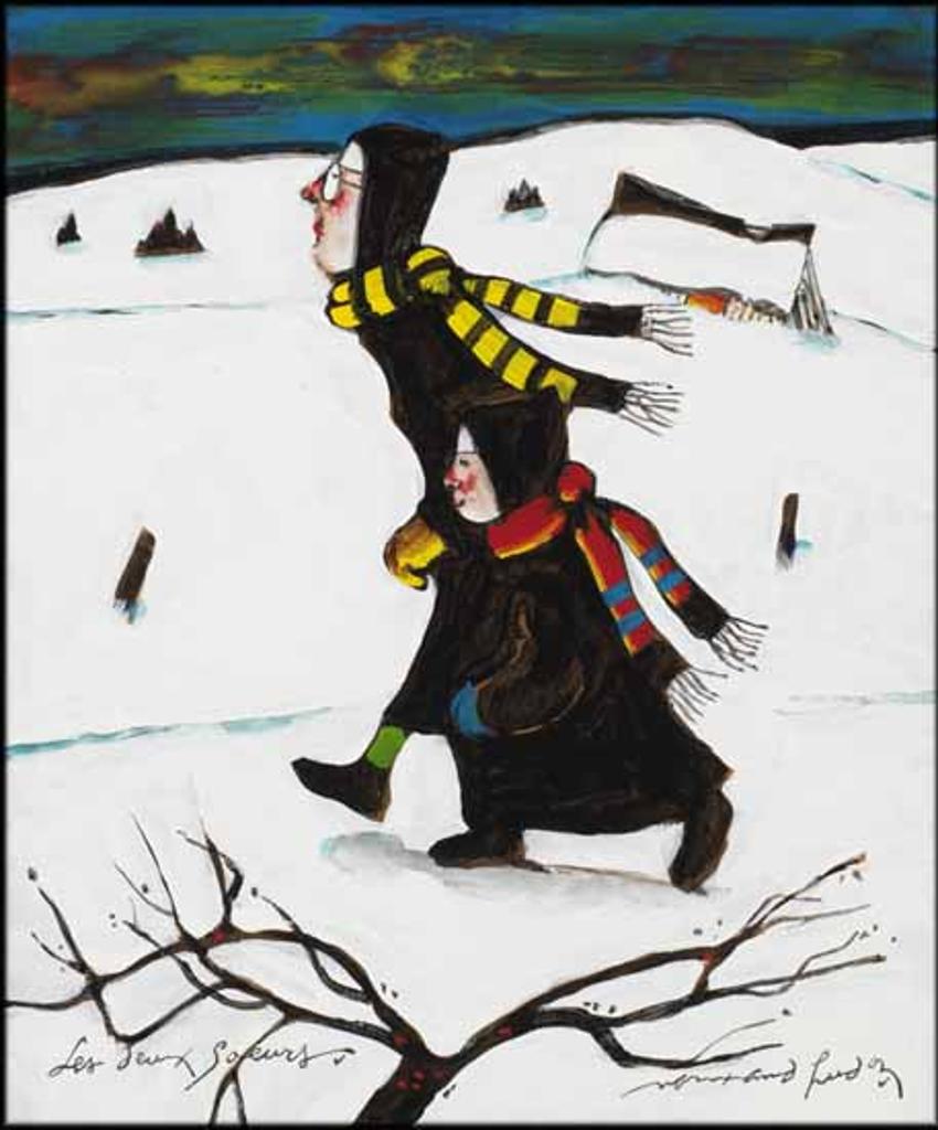 Normand Hudon (1929-1997) - Les deux soeurs