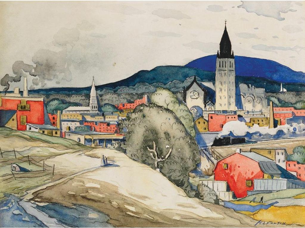 Marc-Aurèle Fortin (1888-1970) - Vue Sur Hochelaga