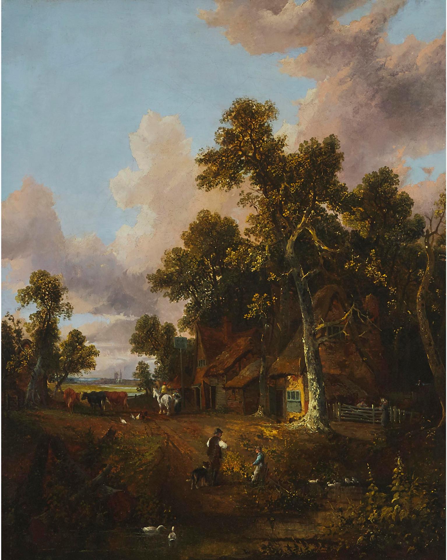 John Crome The Elder - The Old Farmstead, Norwich