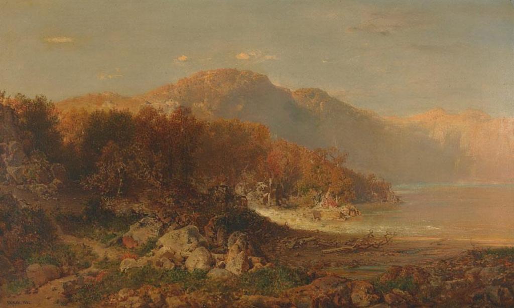 Otto Rheinhold Jacobi (1812-1901) - On The North Ottawa River