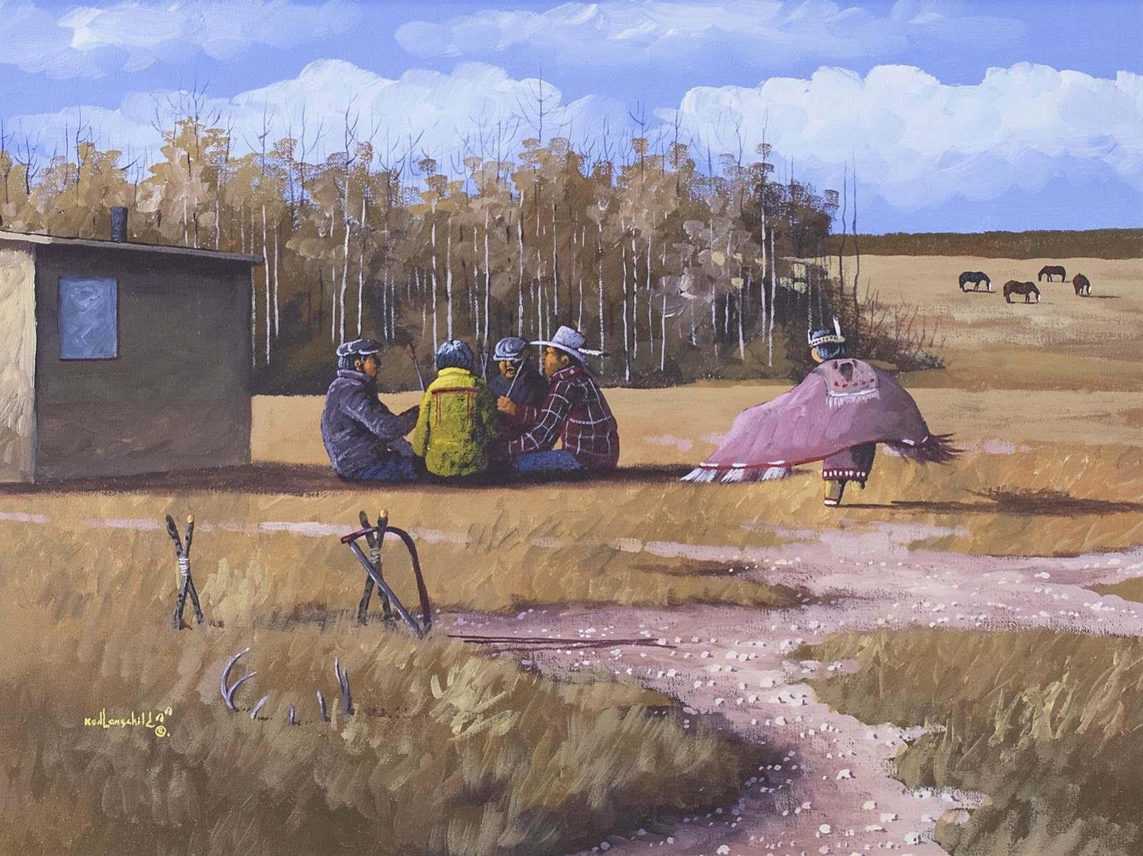 Ken Lonechild (1960-2017) - Keeping Time To The Drum; 1997