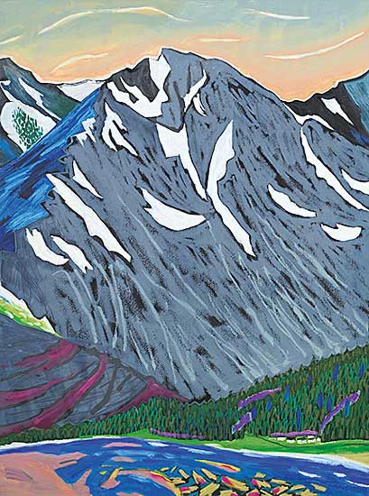 Anne Meredith Barry (1932-2003) - Melting Snow [Above the Village]