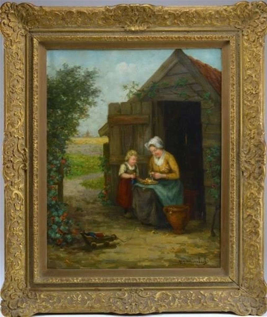 Hendricus Anthonius Dievenbach (1872-1946) - Mother and Child