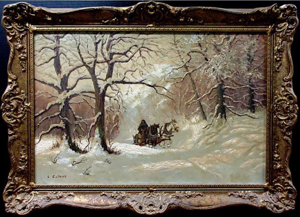L. John Collins - Hauling Logs - Winter