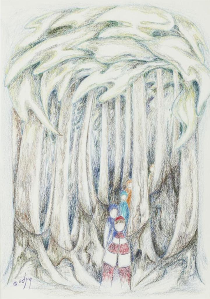 Daphne Odjig (1919-2016) - A Journey Through The Woods