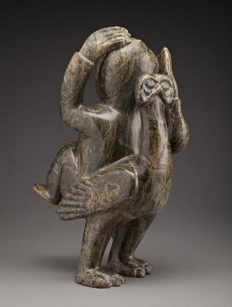 Lukta Qiatsuk (1928-2004) - Shaman and Bird Spirit, c. late 1980s