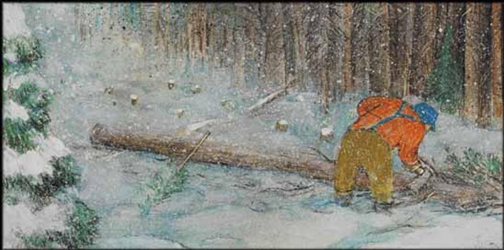 William Kurelek (1927-1977) - Limbing