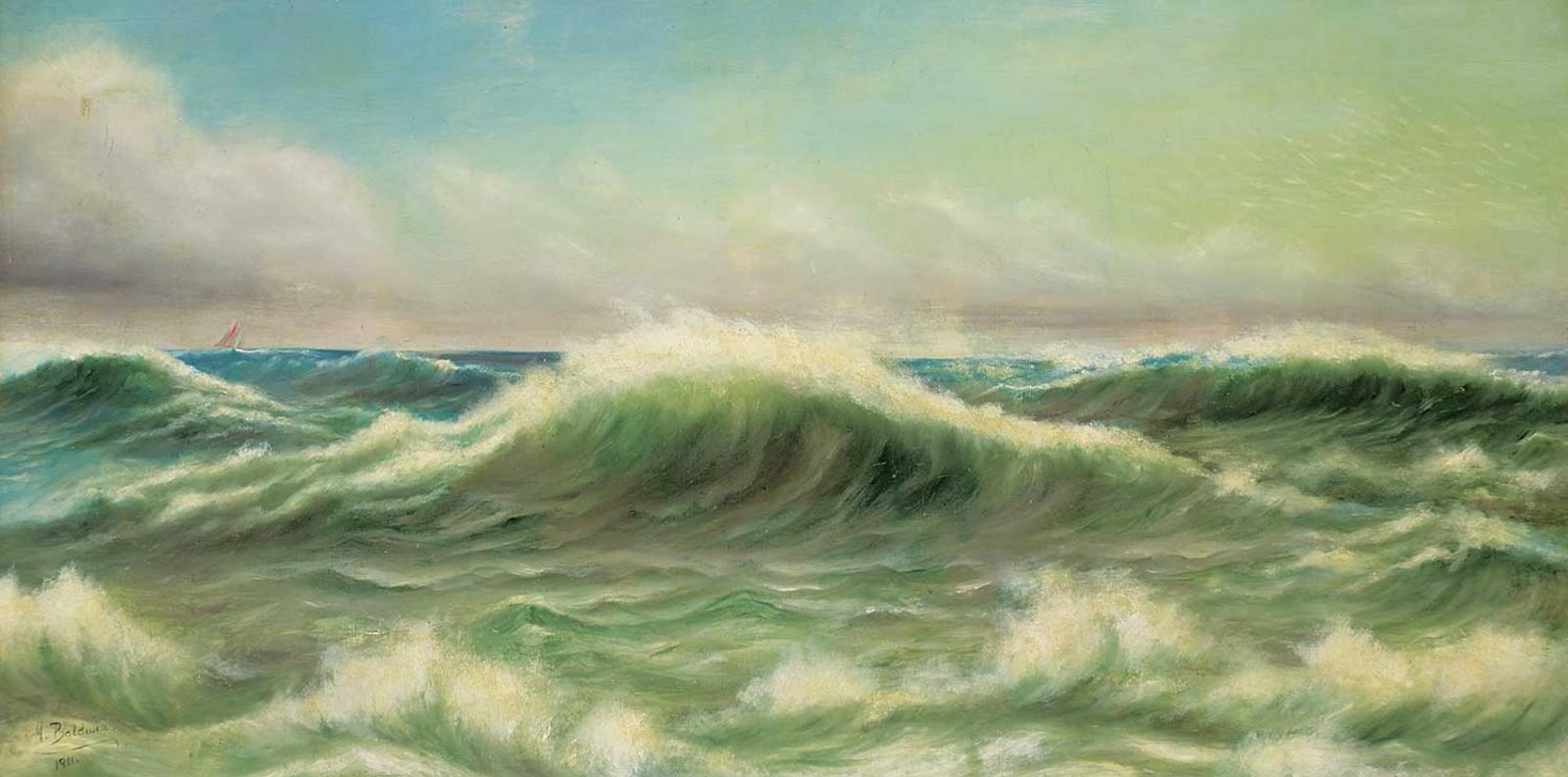 M. Baldwin - Untitled - Ships off a Swelling Sea