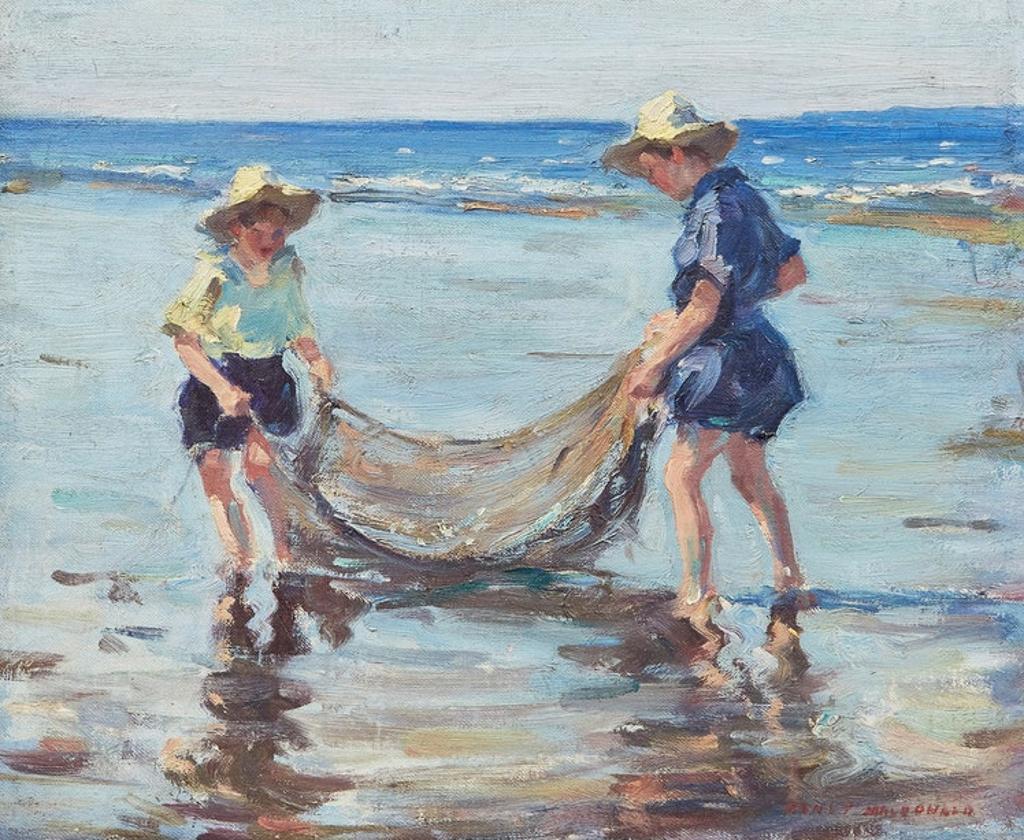 Manly Edward MacDonald (1889-1971) - Duncan and Sally MacDonald at the Lake
