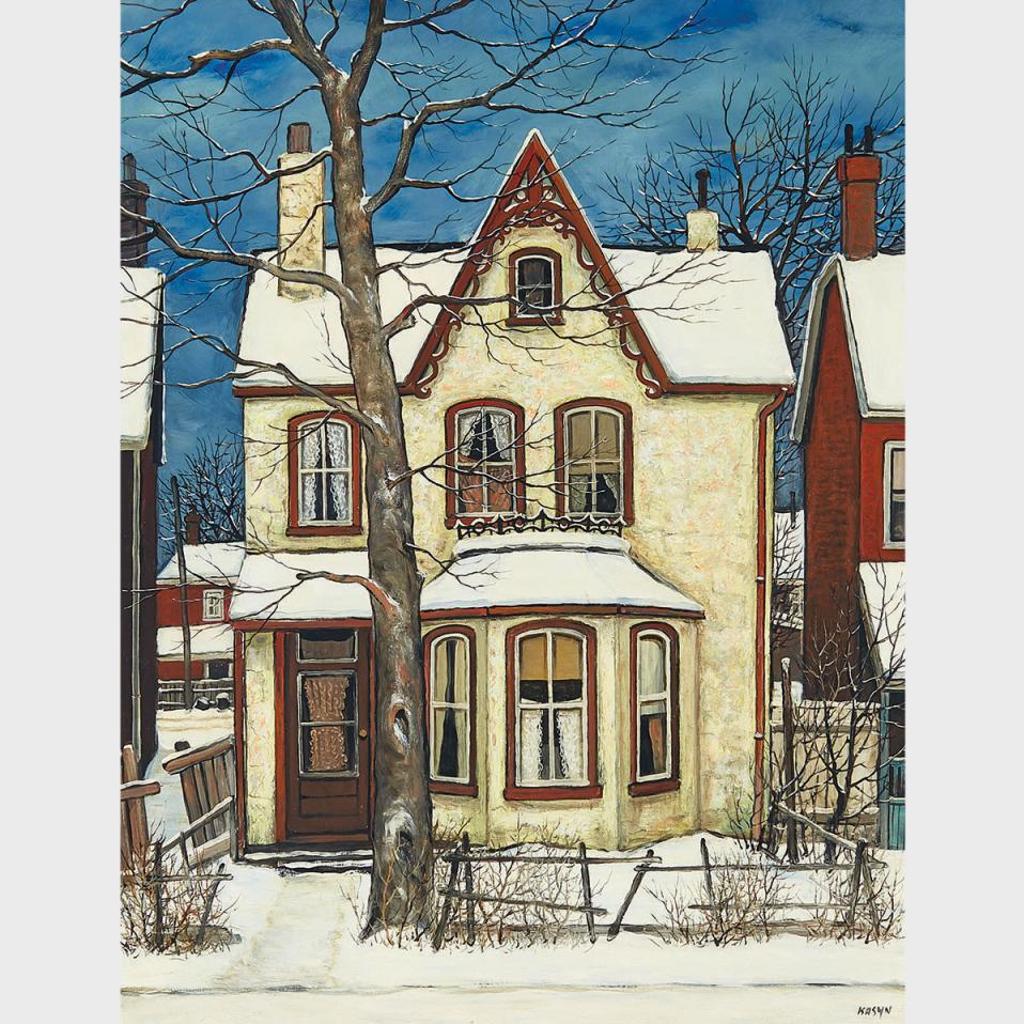John Kasyn (1926-2008) - On Sumach Street Near Shuter St.