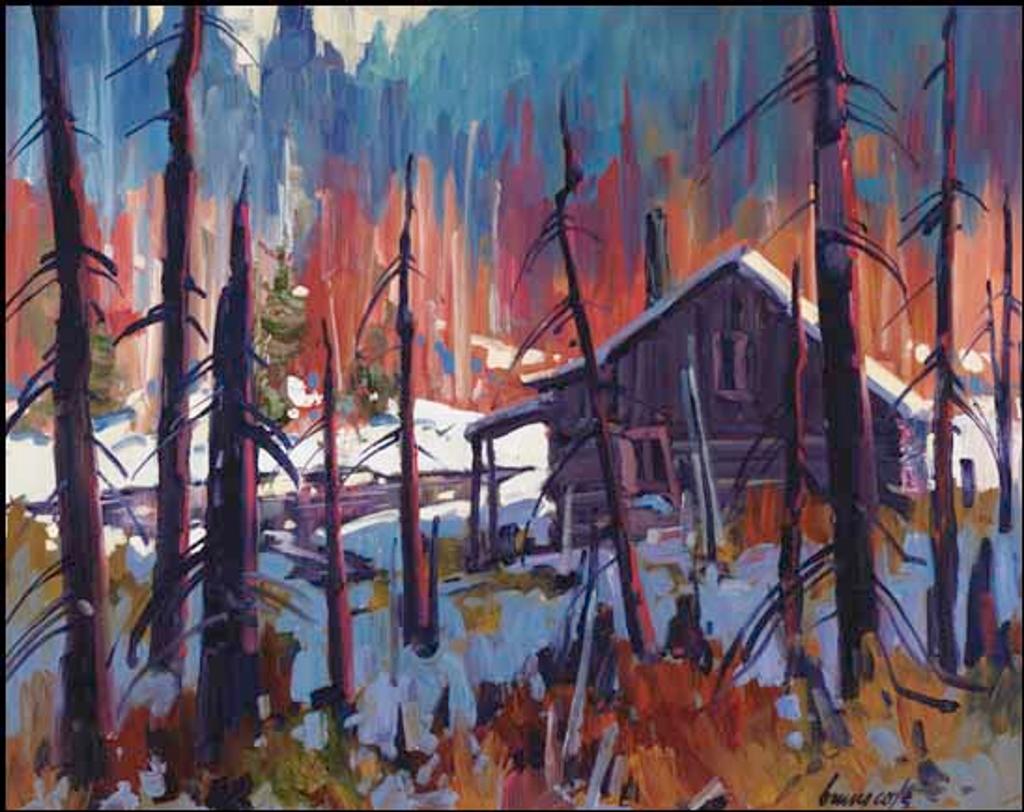 Bruno Cote (1940-2010) - Beginning of Winter at the Camp