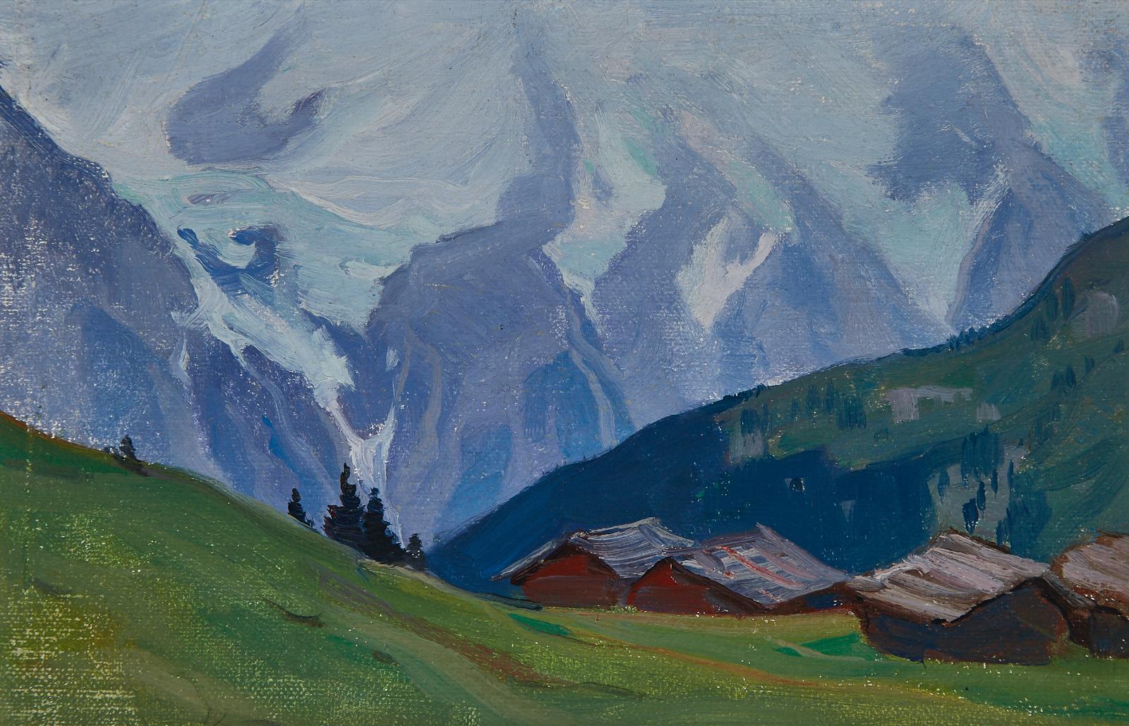 Clarence Alphonse Gagnon (1881-1942) - Les Alpes