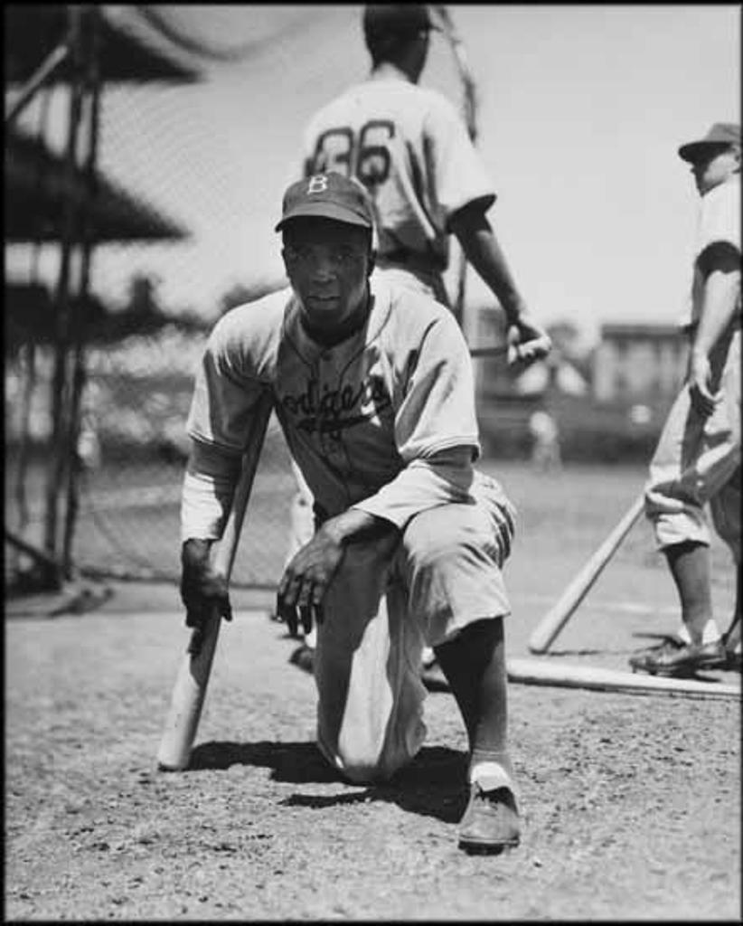 George Brace (1913-2002) - Jackie Robinson