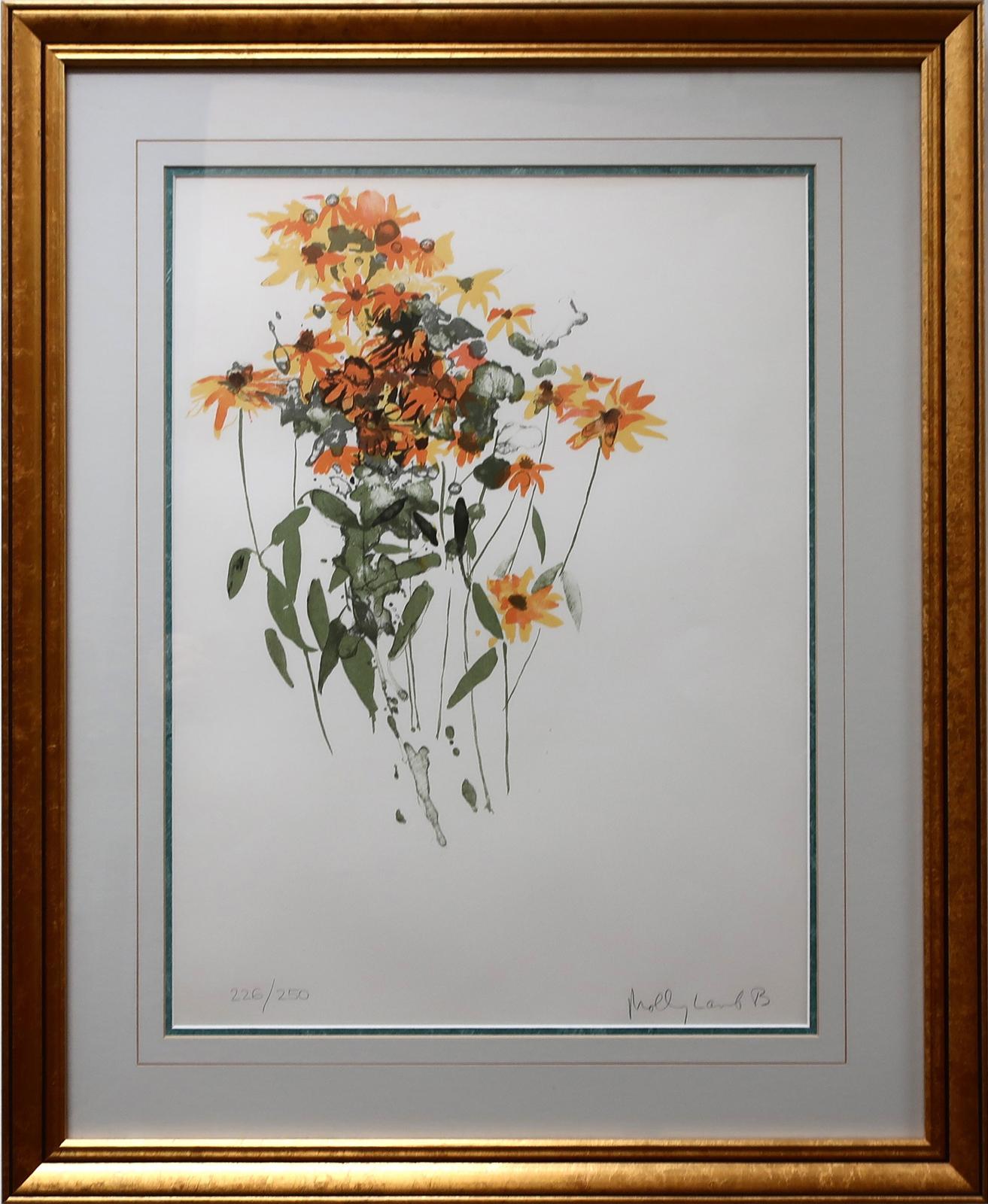 Molly Joan Lamb Bobak (1922-2014) - Orange Flowers
