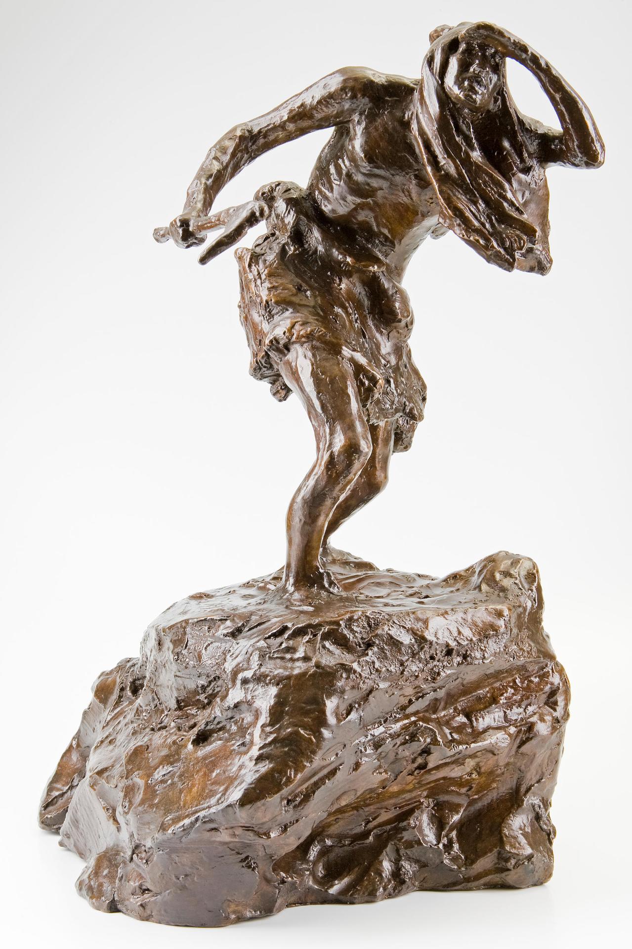 Marc-Aurèle de Foy Suzor-Coté (1869-1937) - L'Iroquois 17 3/4in (45cm)