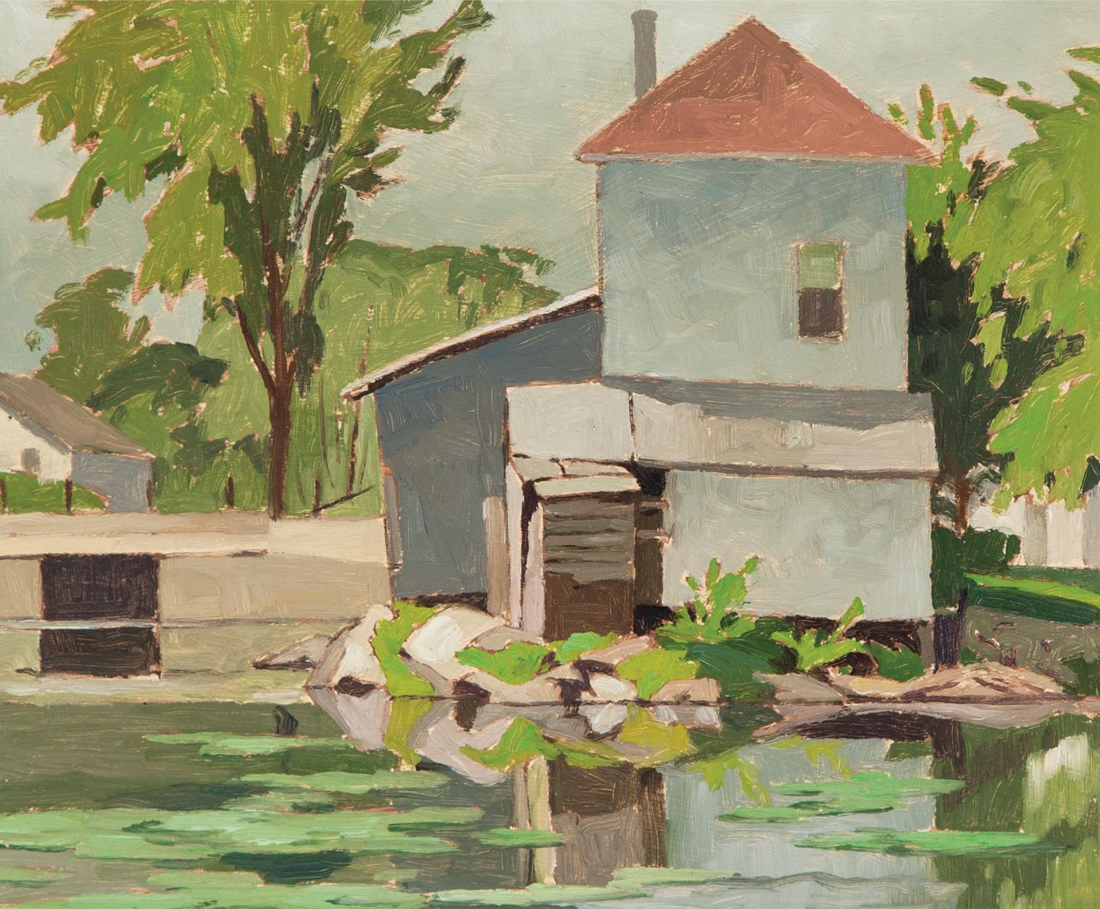 Alfred Joseph (A.J.) Casson (1898-1992) - Lake Clarendon, Arden, 1957