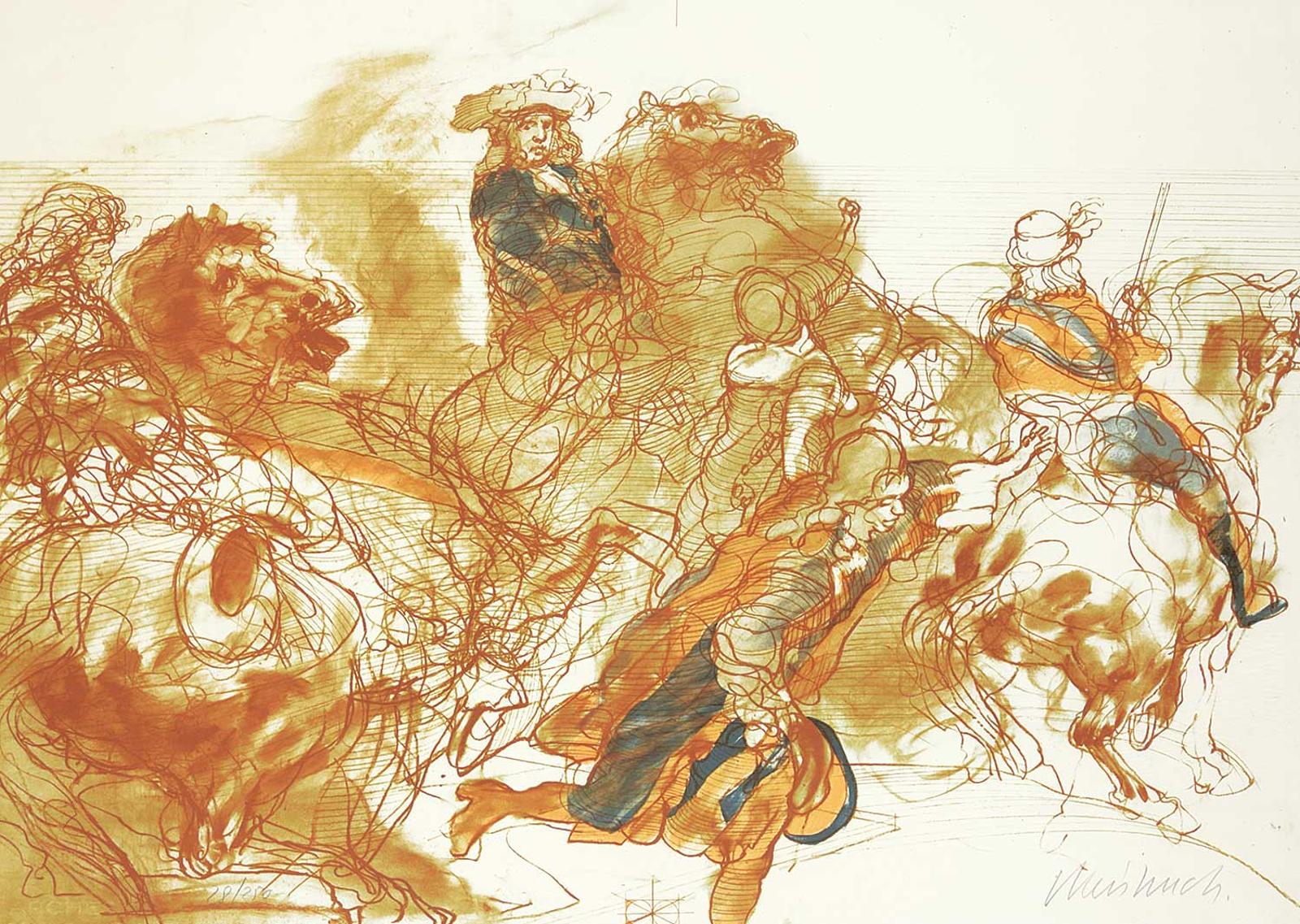 Claude Weisbuch (1927-2014) - Avant la Bataille  #28/250