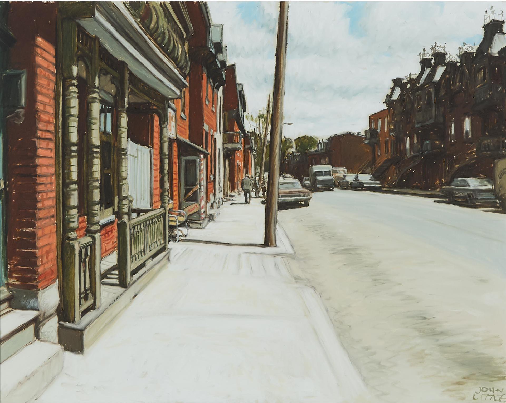 John Geoffrey Caruthers Little (1928-2024) - Rue De Bullion, Mtl, 1981