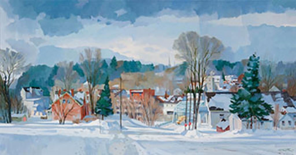 Donald Mackay Houstoun (1916-2004) - Long Shadows - Elora Afternoon (03798/A84-0025)