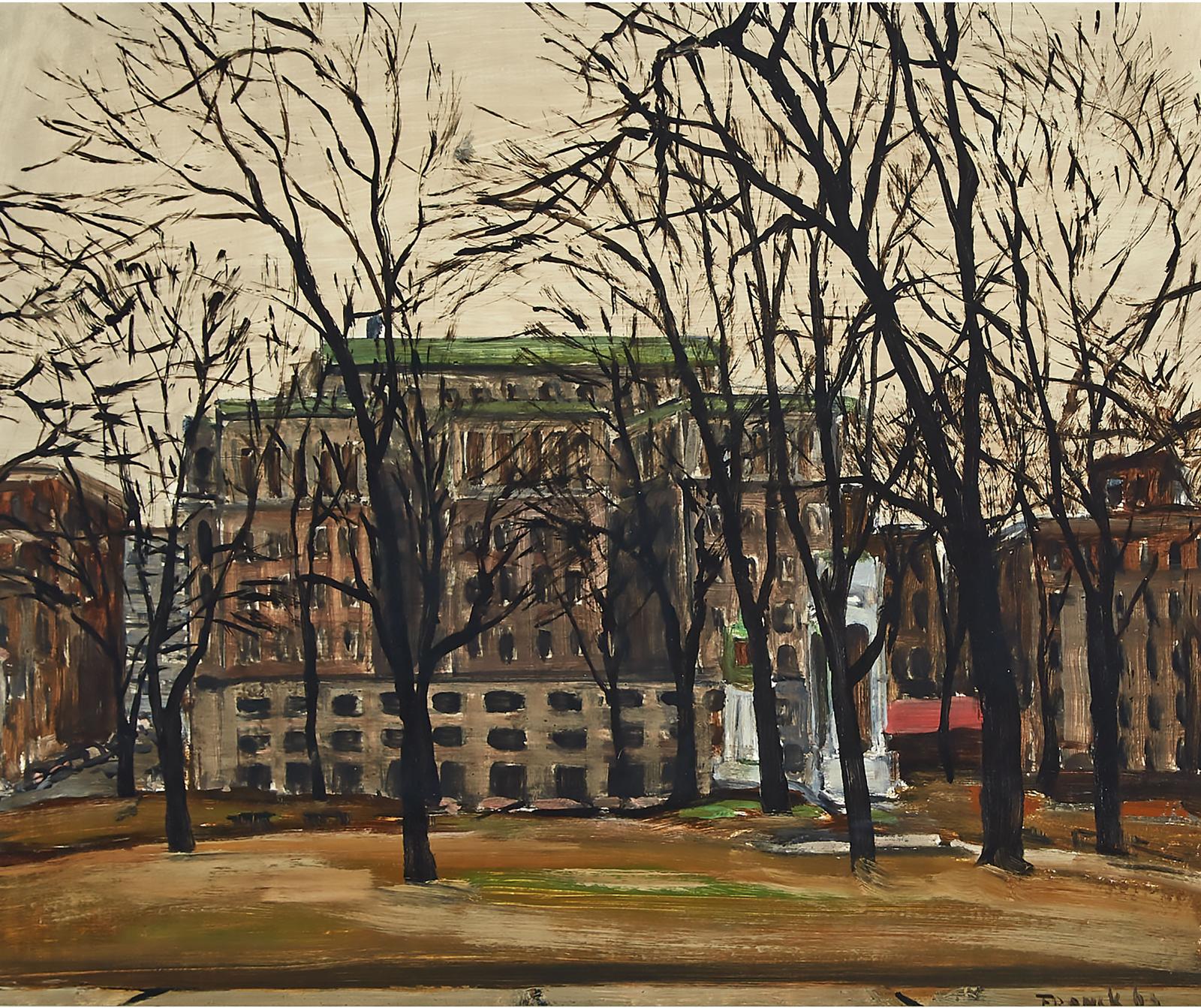 Albert Jacques Franck (1899-1973) - Dominion Square, Montreal, 1963