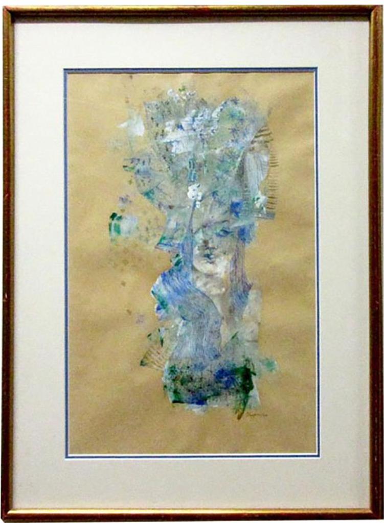 Gary Peter Slipper (1934-2019) - Untitled (Woman With Fancy Hat)
