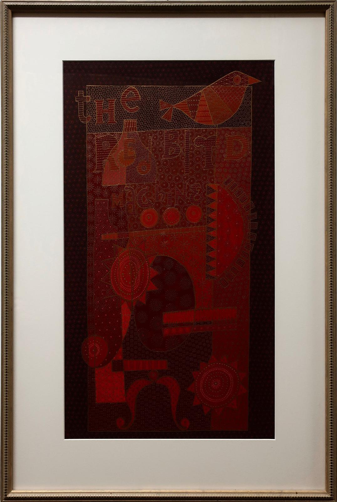 Anna P. Baker (1928-1985) - Untitled (Red Bird Machine)