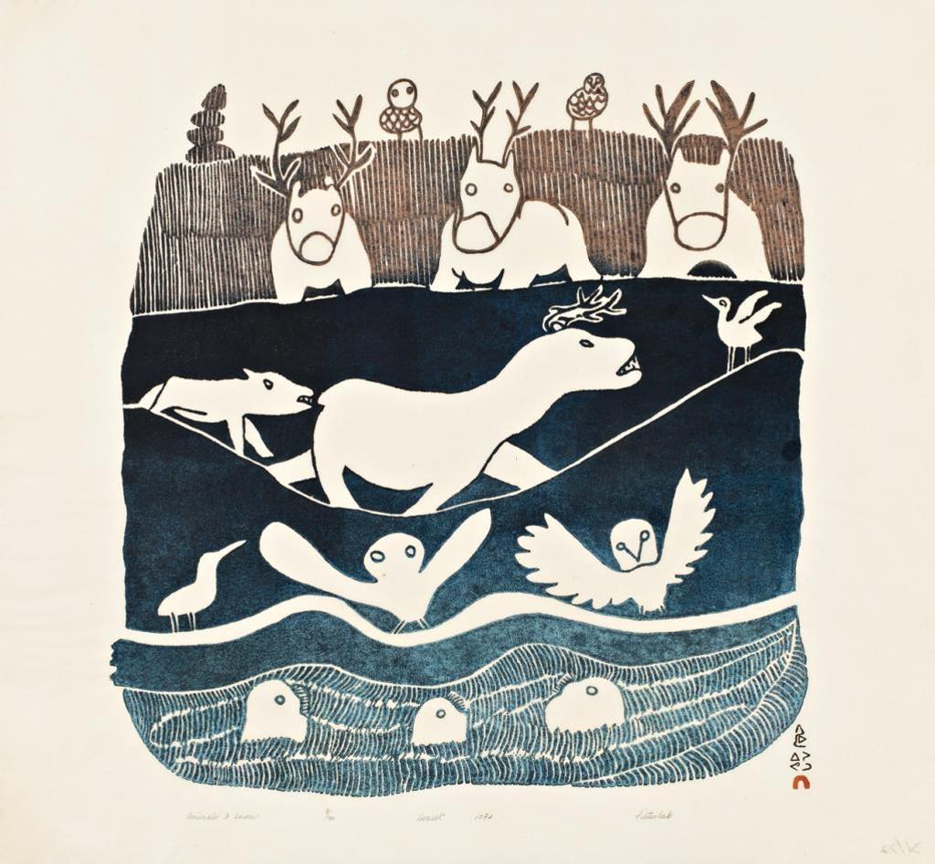Pitseolak Ashoona (1904-1983) - Eegyvudluk Pootoogook