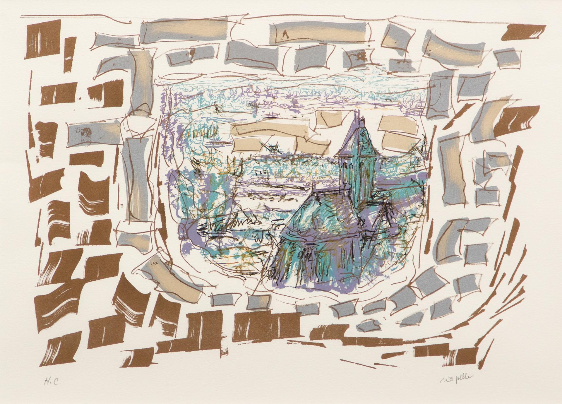 Jean-Paul Riopelle (1923-2002) - L'Abside de Vétheuil, 1985