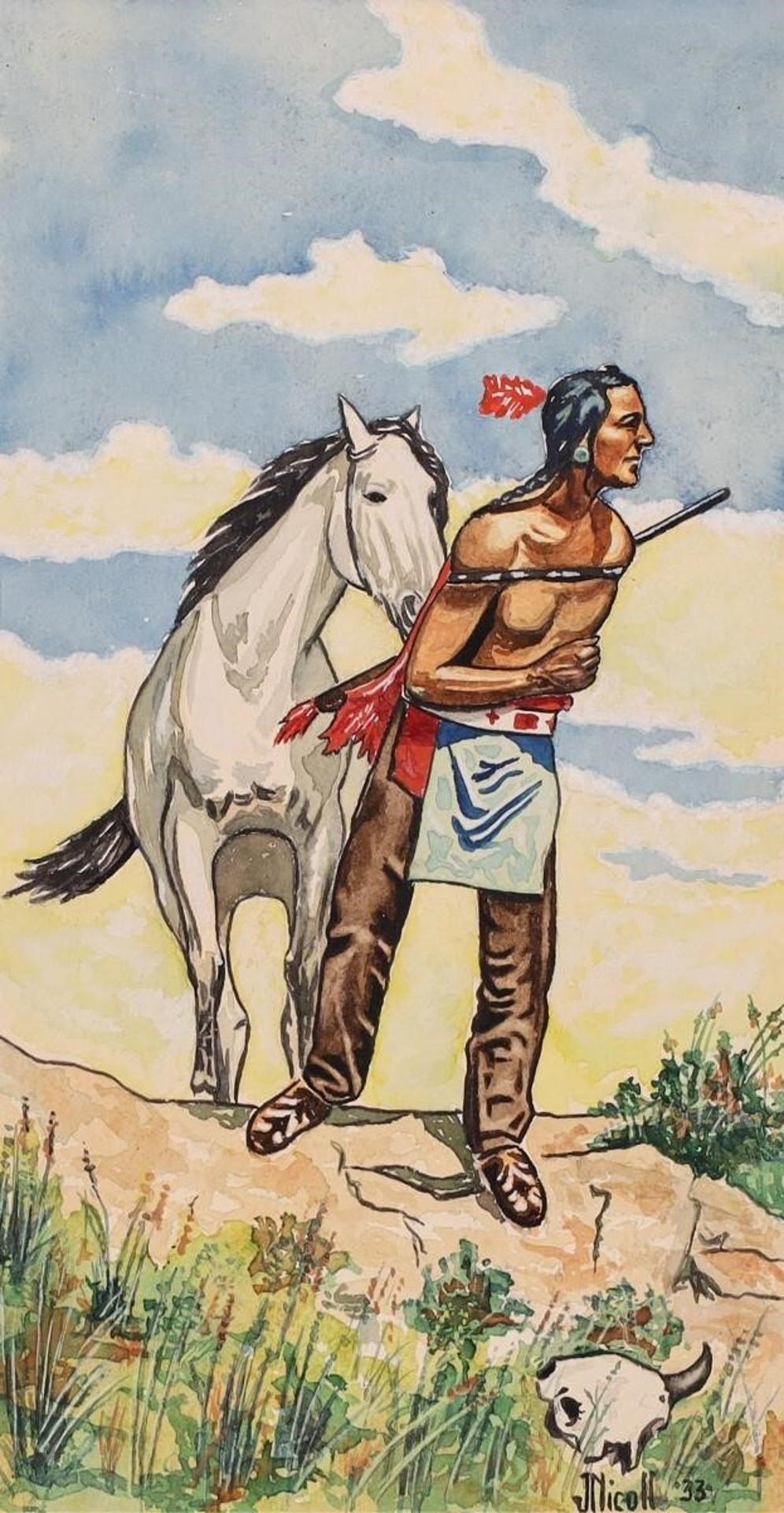 James Mclaren Jim Nicoll (1892-1986) - The Scout; 1933