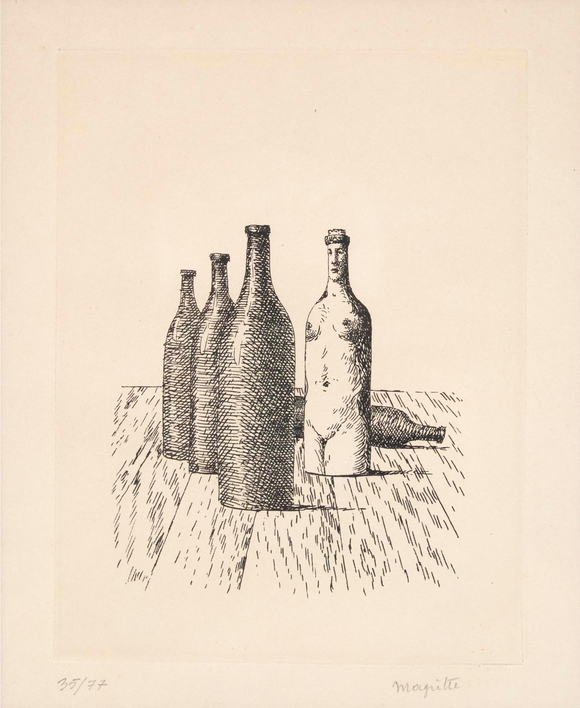 René Magritte (1898-1967) - La Comtesse De Monte Cristo, Plate I, From Aube À L'antipode, 1966 [k&B. 6]
