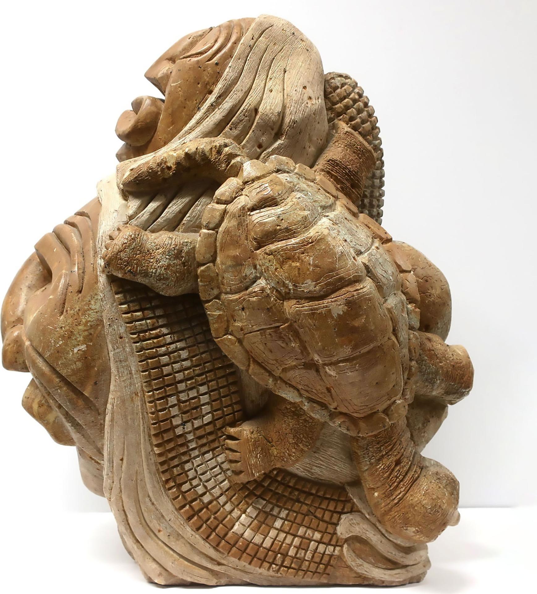 Jacob (Jake) Ezra Thomas (1922-1998) - Untitled (Faces/Turtle/Harvest)