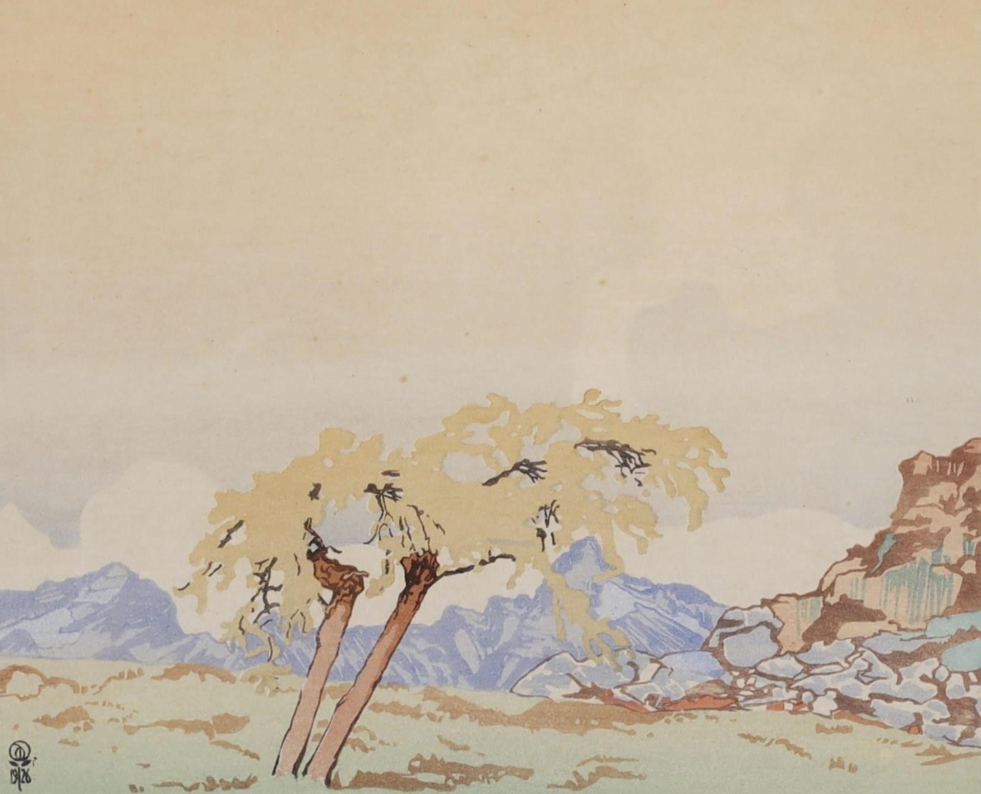 Walter Joseph (W.J.) Phillips (1884-1963) - Mountain Larch; 1926