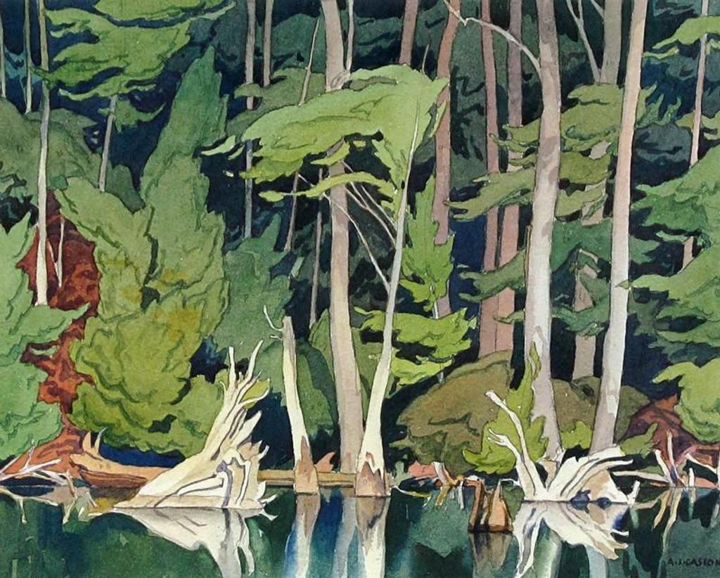 Alfred Joseph (A.J.) Casson (1898-1992) - Blue Heron