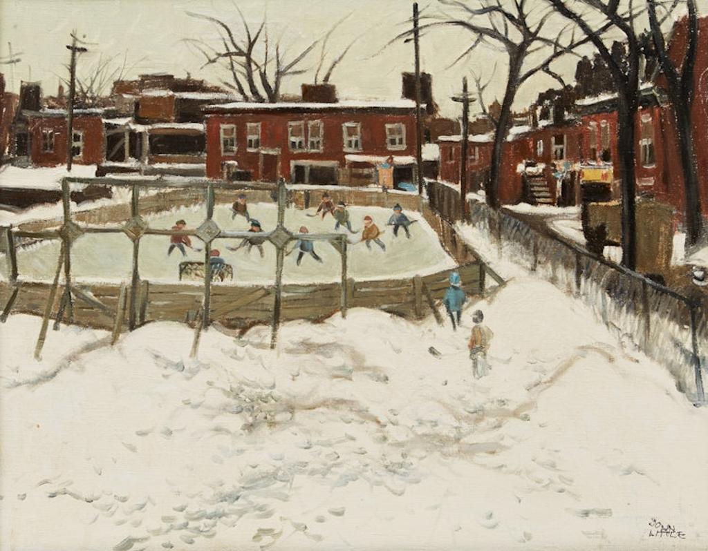John Geoffrey Caruthers Little (1928-2024) - Skating Rink (circa 1966)