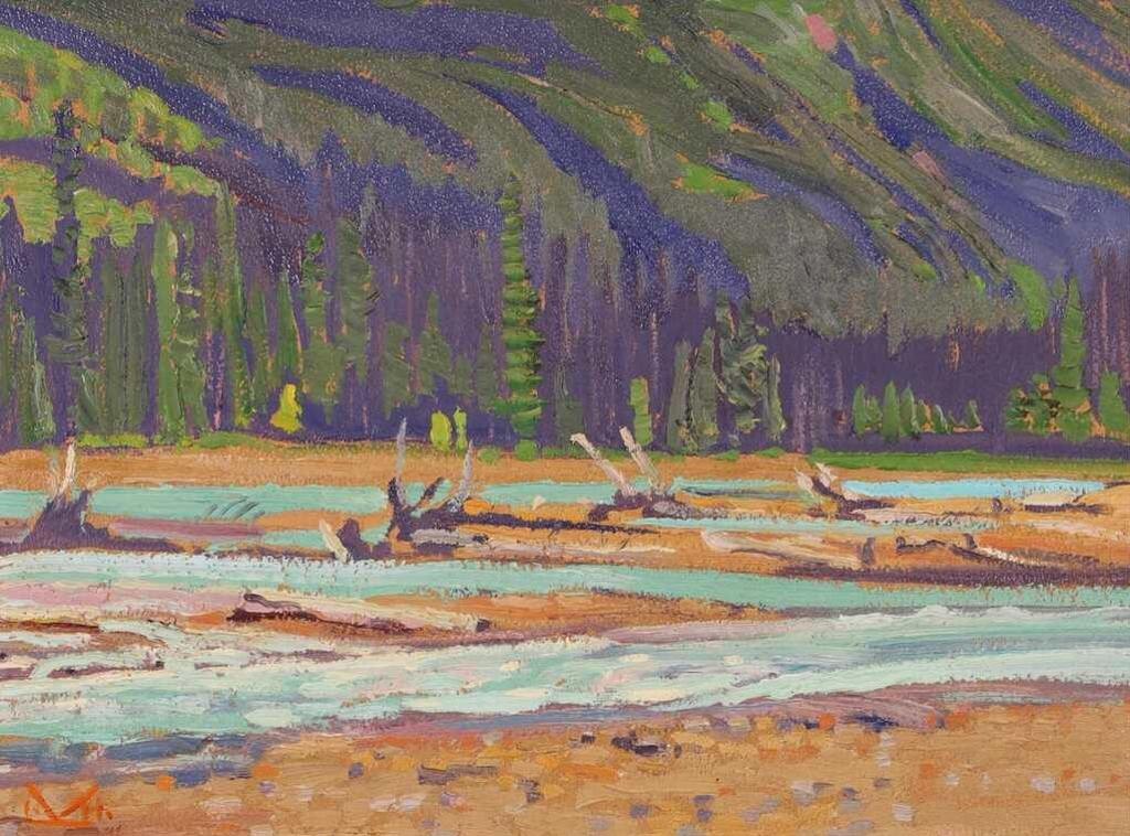 Illingworth Holey (Buck) Kerr (1905-1989) - Kicking Horse River No. 2; 1971
