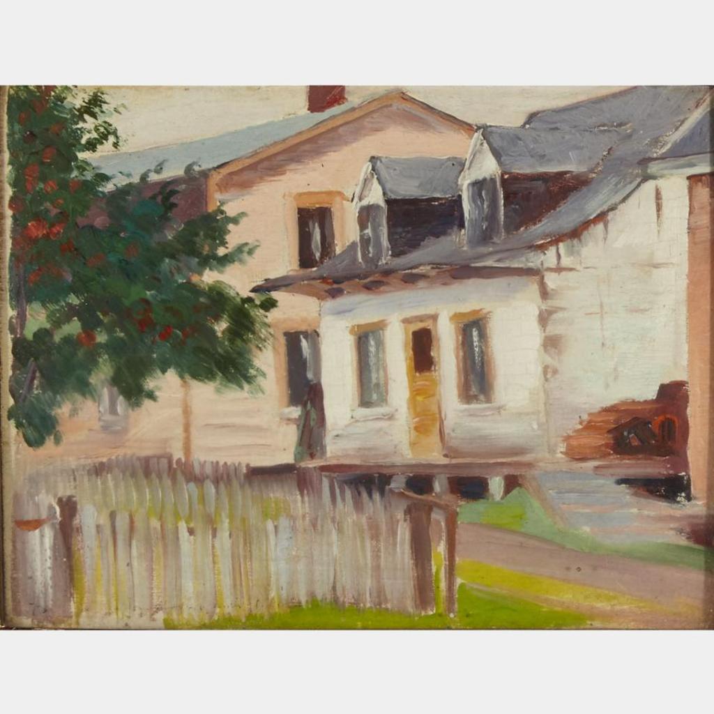 Robert Wakeham Pilot (1898-1967) - Houses At Bay (Sic) St. Paul, P.Q.