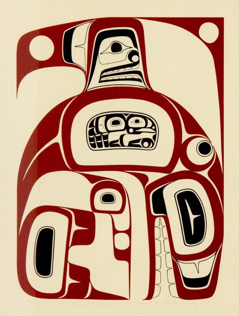 Freda Diesing (1925-2002) - Raven Inside of the Whale