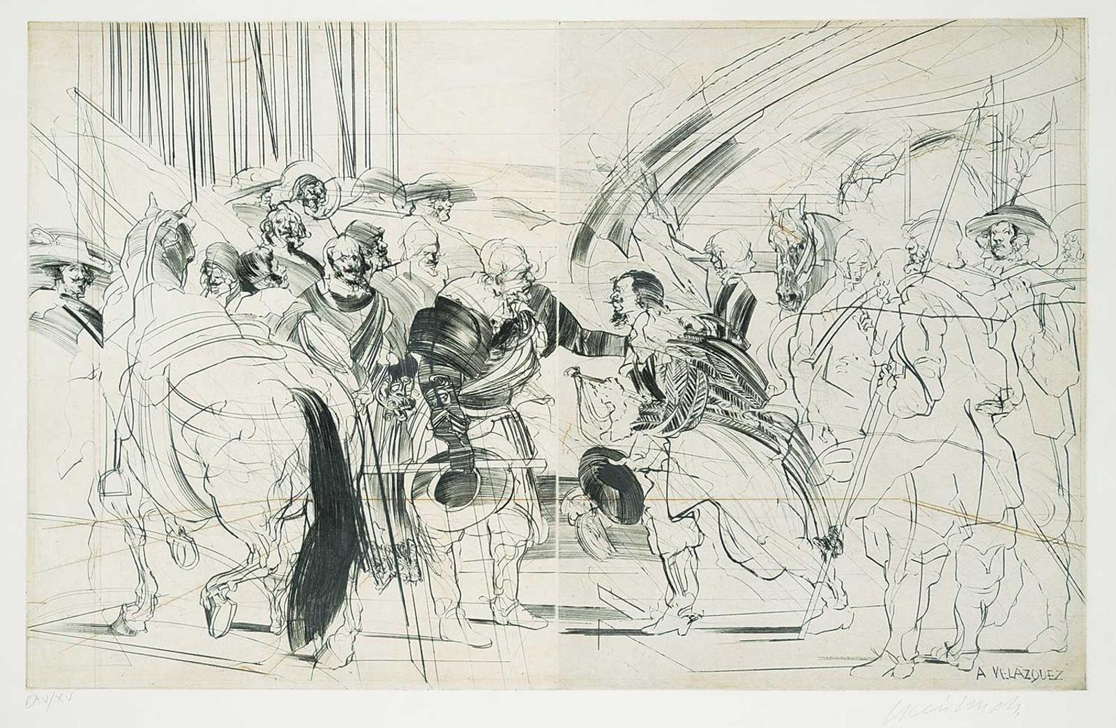Claude Weisbuch (1927-2014) - A Velazquez  #EAV/XV