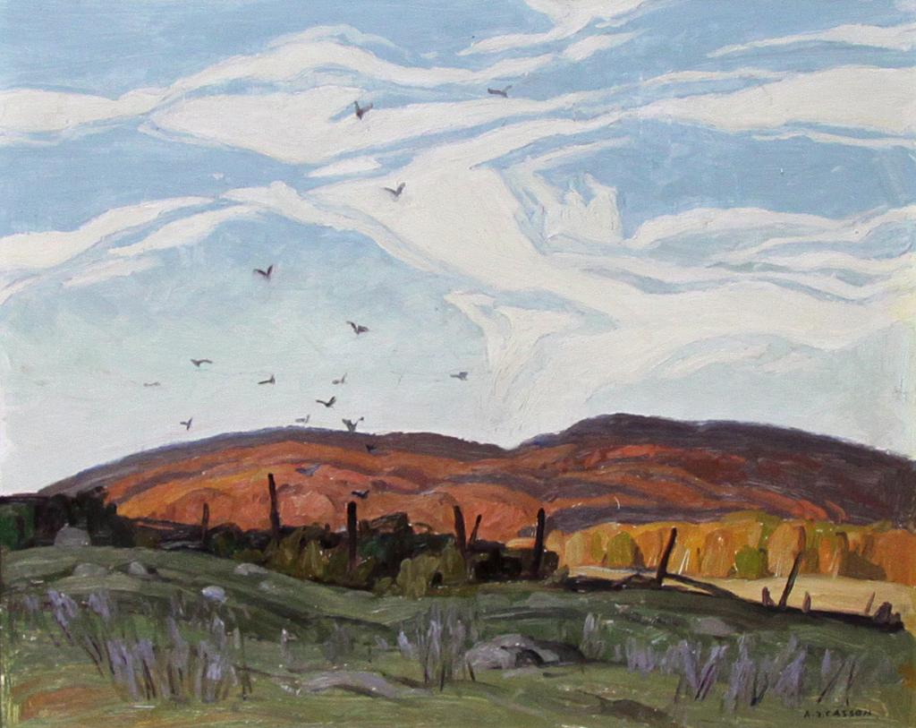 Alfred Joseph (A.J.) Casson (1898-1992) - Late Afternoon, Letterkenny